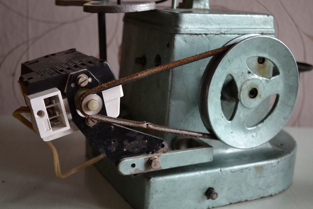 Sewing an electric motor