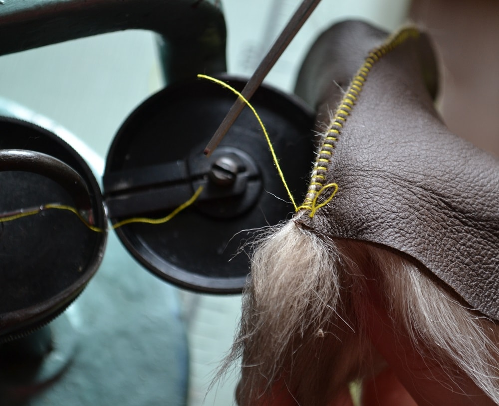 Remove fur skins from wheel
