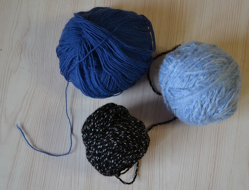 Yarn for knitting