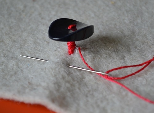 How to Sew a Button by Hand