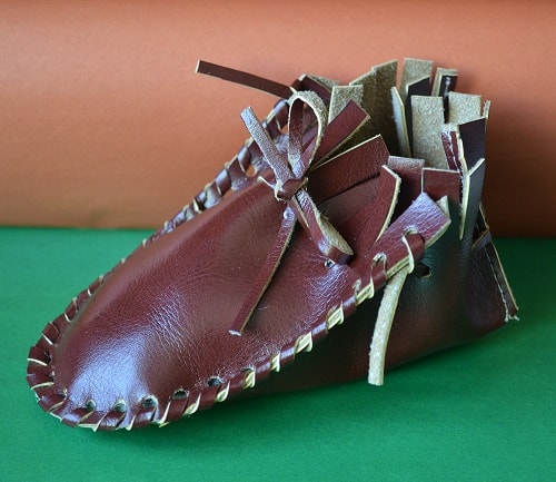 How to make leather baby shoes
