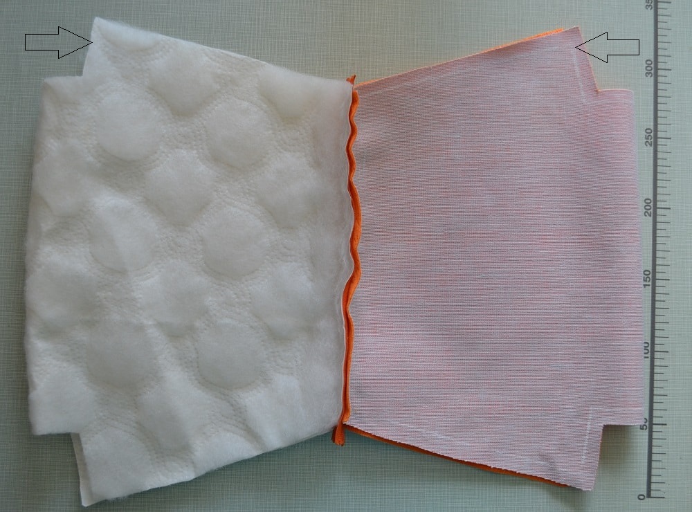 How to sew along sides of bag