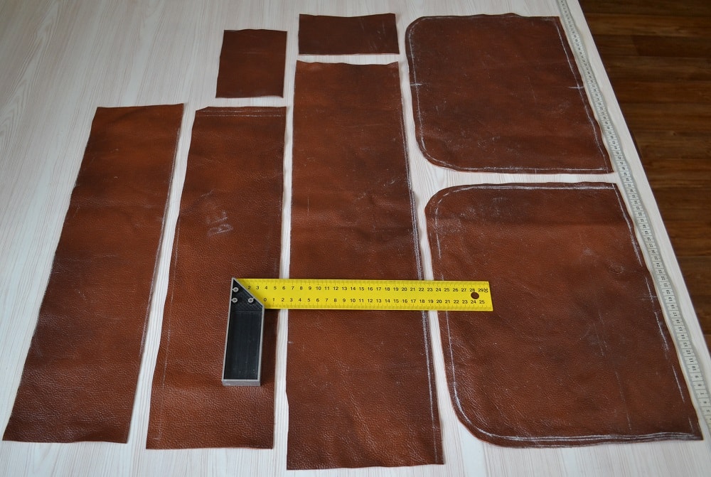 Main parts of bag pattern