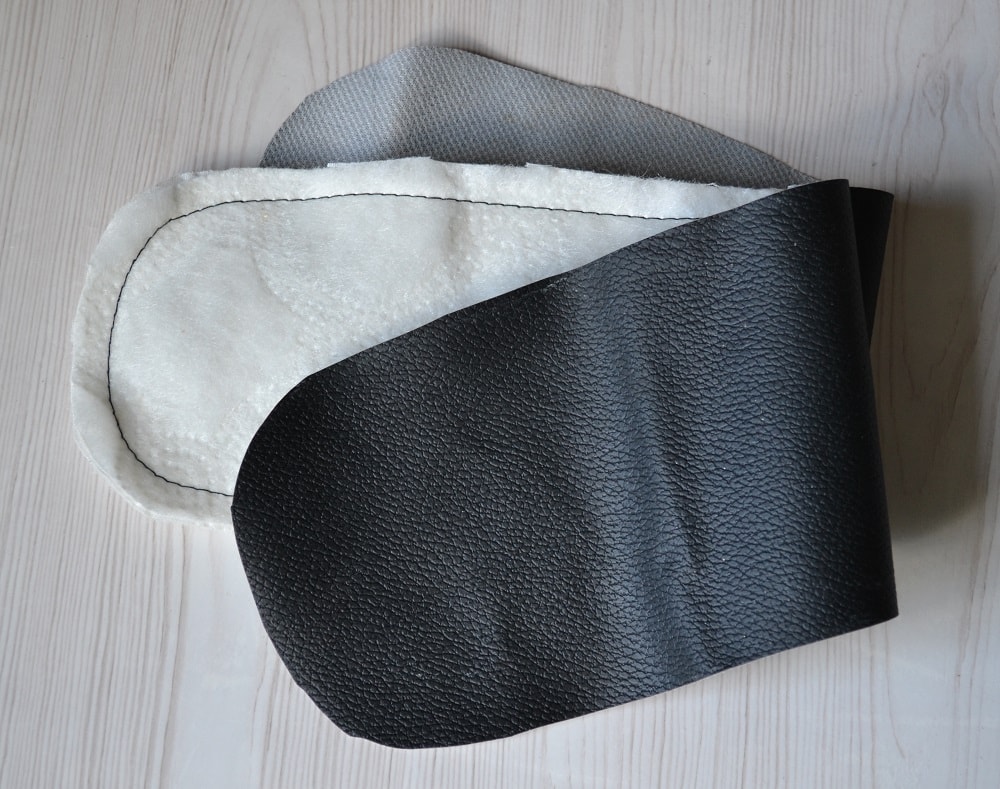 Sewing both parts of lining together