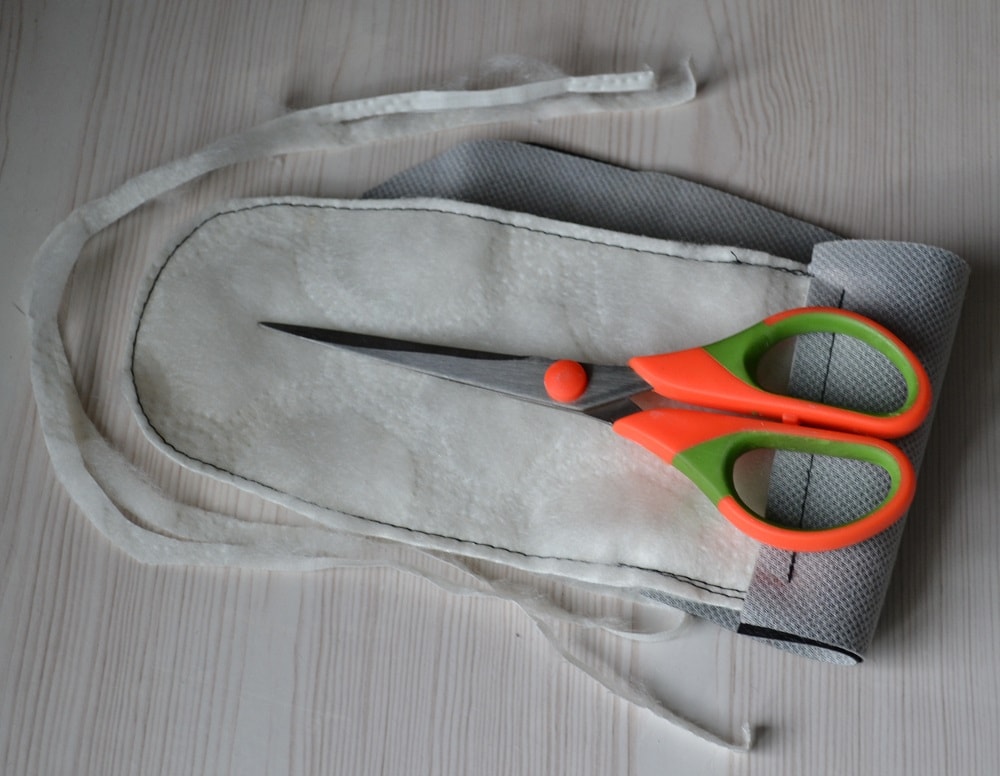 How to trim the edges of seam allowances