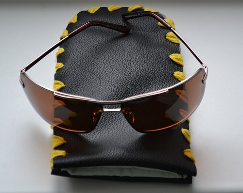 DIY Leather Sunglasses Case