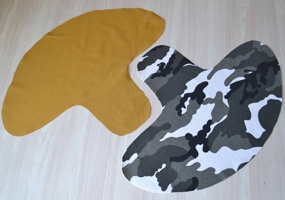 Pattern of summer hat has two detail