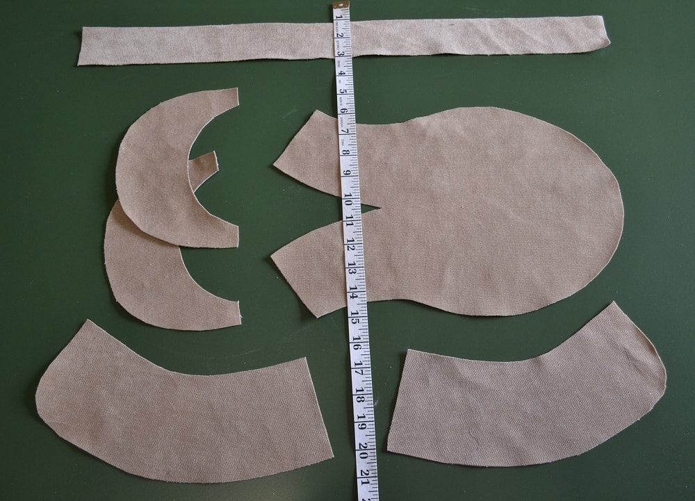 Consumption of fabric and lining