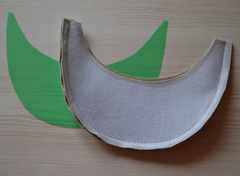 Making a visor of flat cap