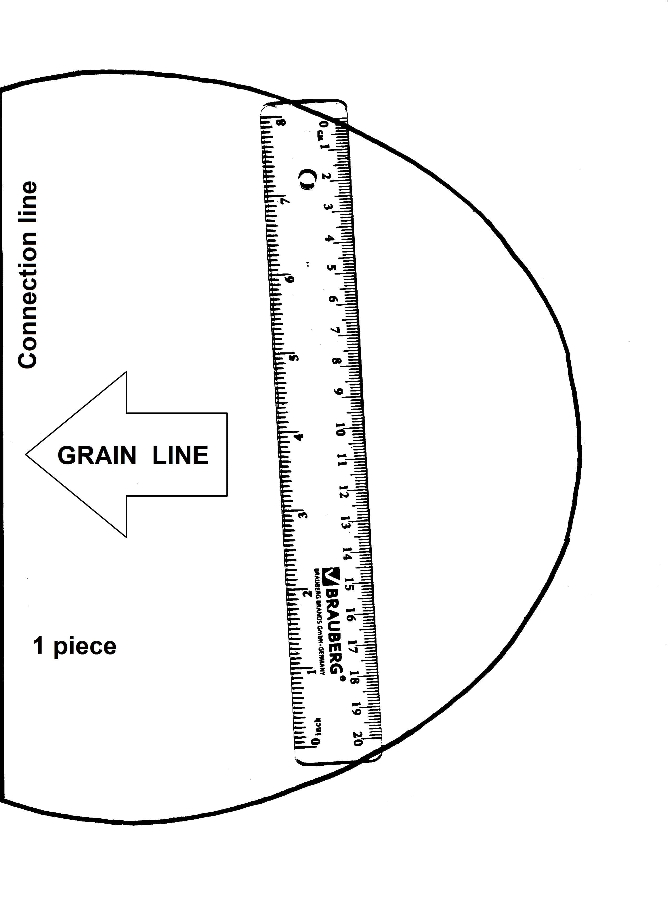How to draft a pattern of flat mens cap