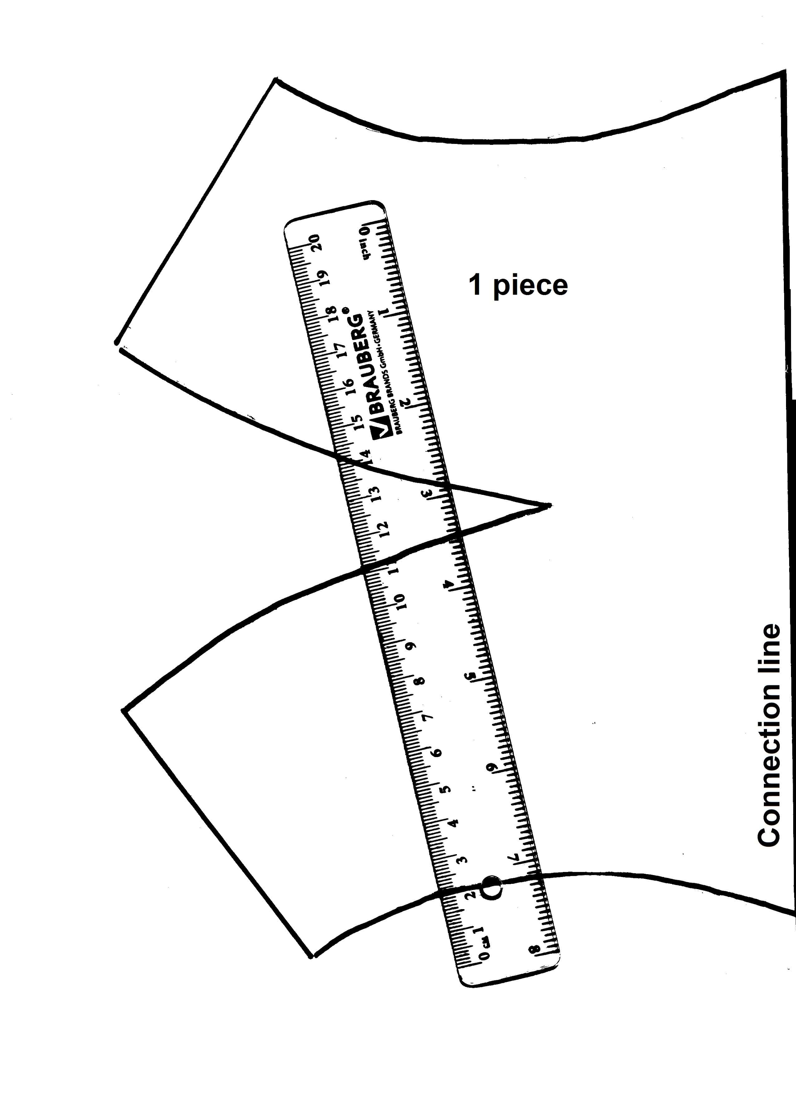 Top part of header a flat cap pattern