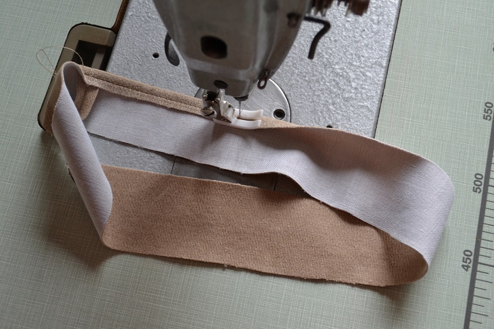 Now you need fold edge of strip