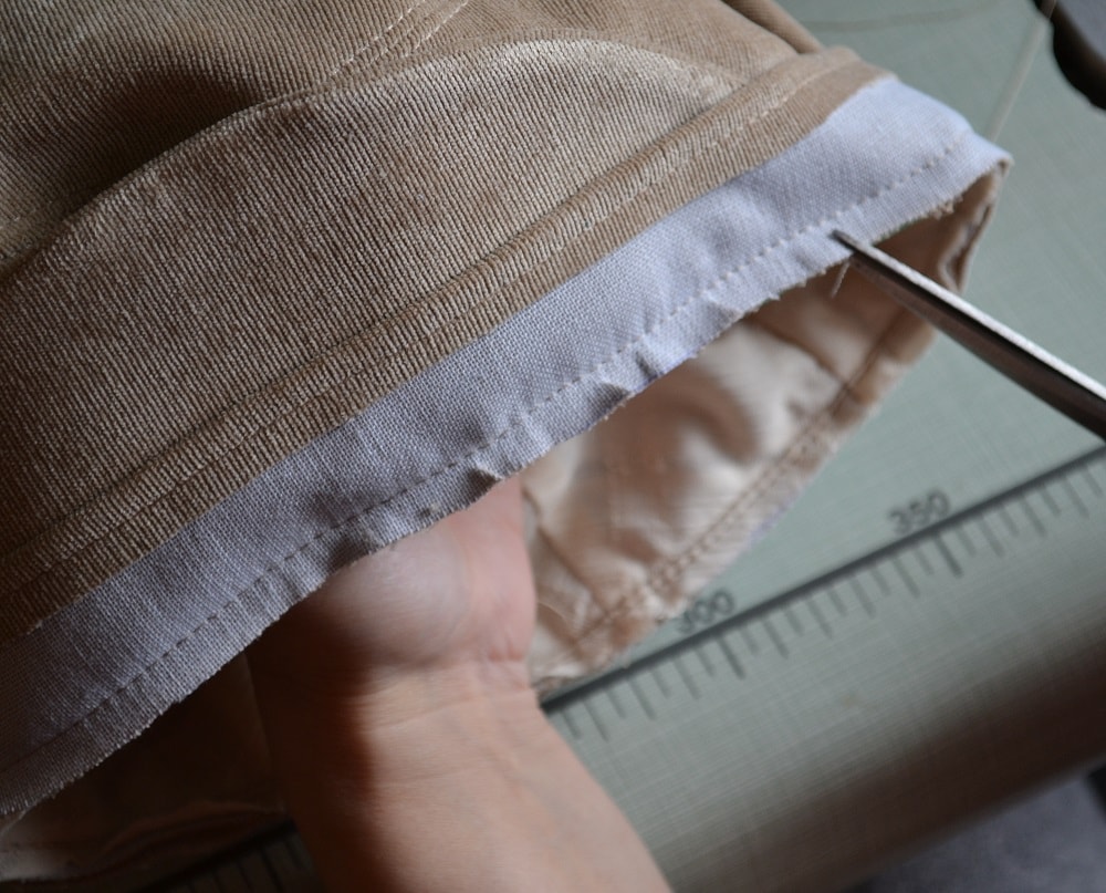 How to trim the allowances around