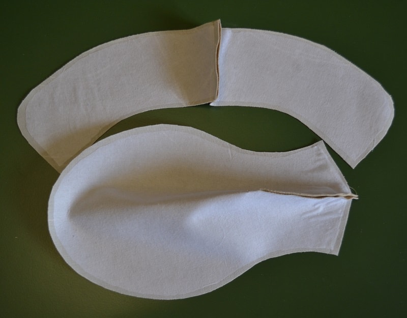 Beginning of sewing a gatsby hat