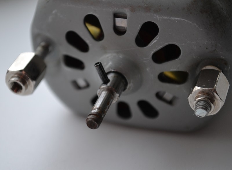 The electric motor shaft