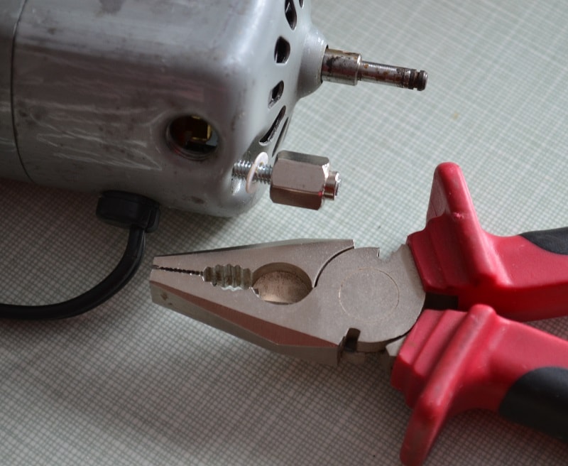 Inside an electric motor