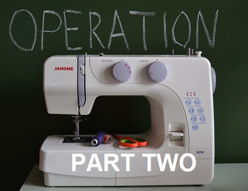 Operating Your Sewing Machine - part two