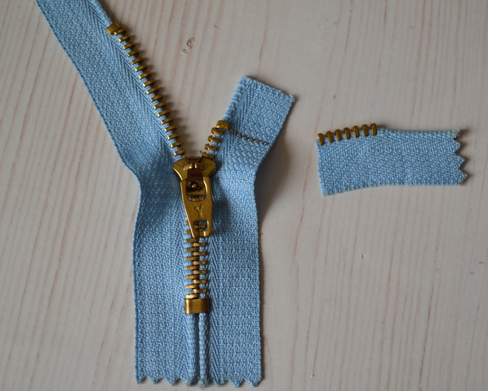 How to Shorten the Length of Metal Zipper, step 11