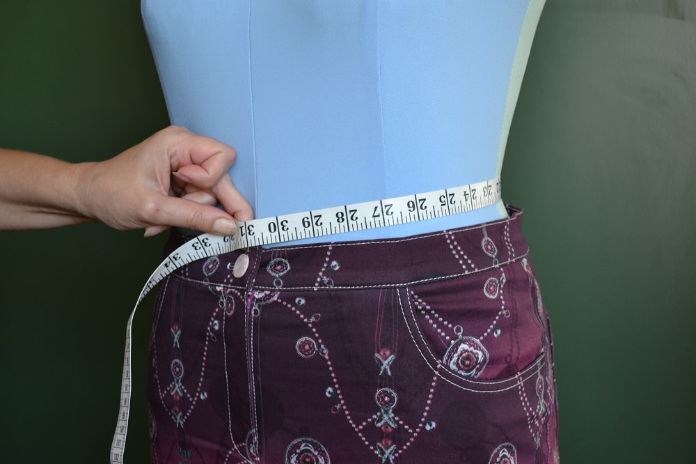 How to Take Measurements - Waist line