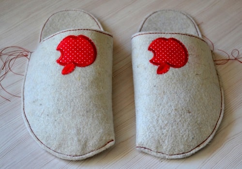 How to Make Home Slippers with Free Pattern