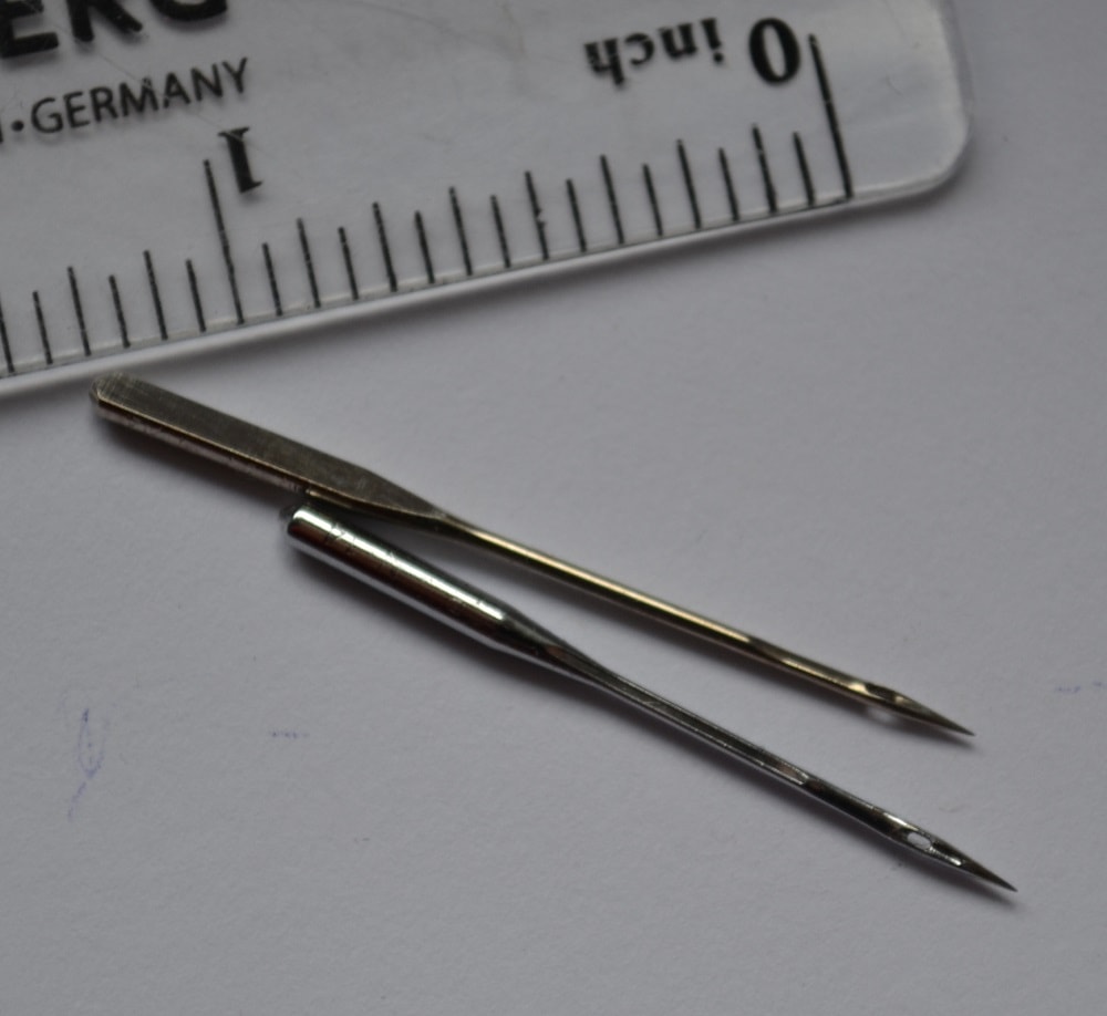 Sergers needles vary in thickness and length
