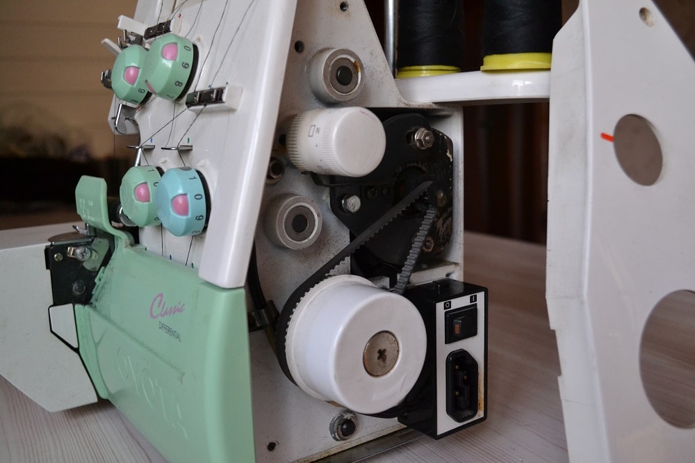 How to Tighten or Replace a Serger Drive Belt Overlock Sewing Machines