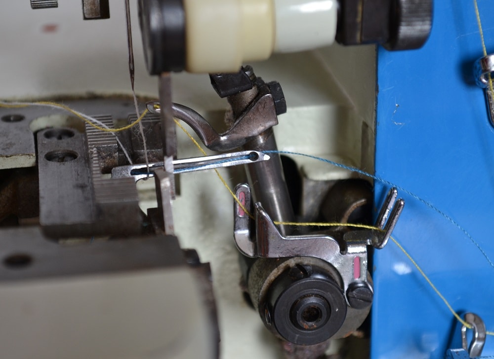 How to thread through second eye of lower looper