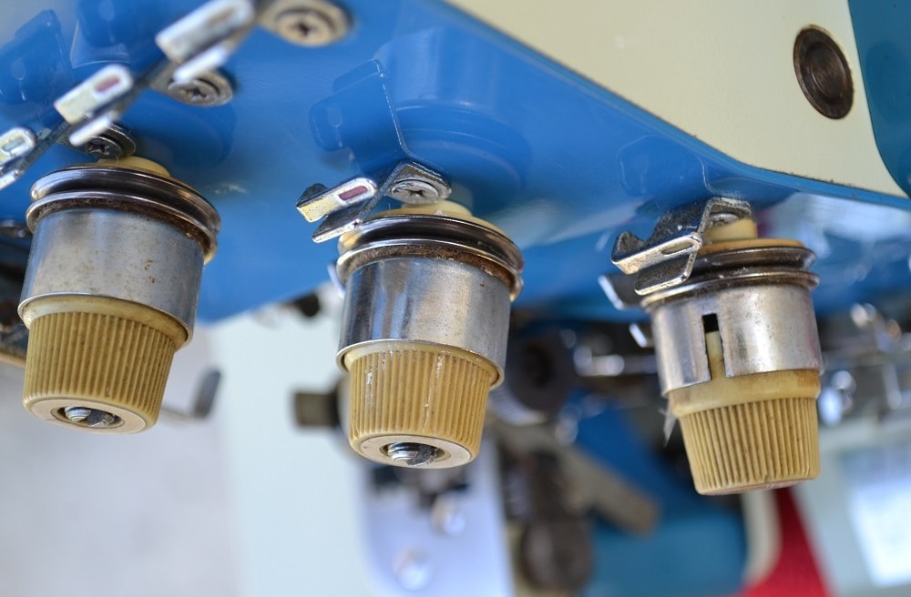 Threading a serger