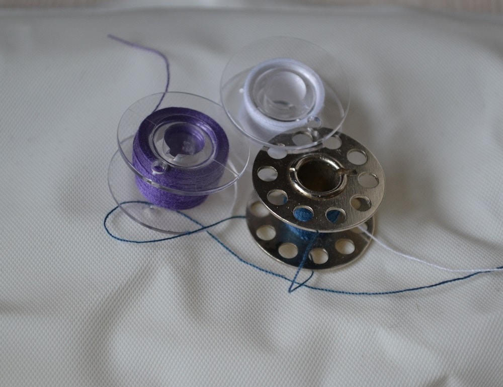 Plastic bobbins are better than metal spools