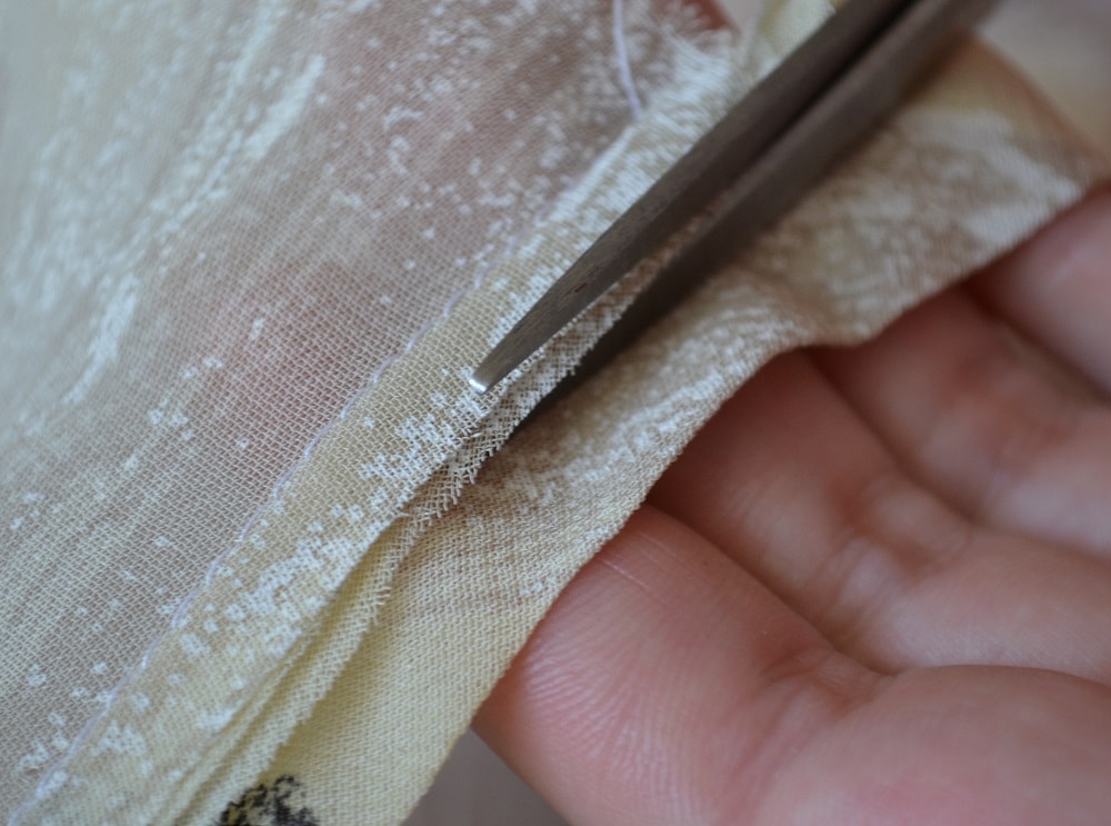 You can trim the seam allowances