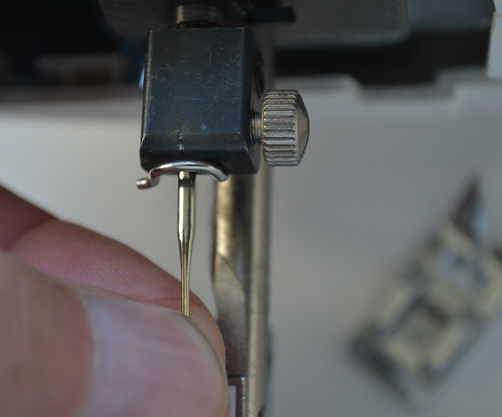 The needle shank