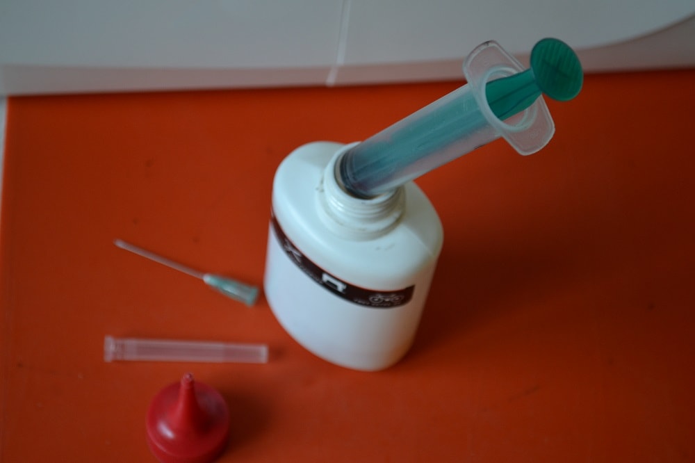 Select medium-sized medical syringe
