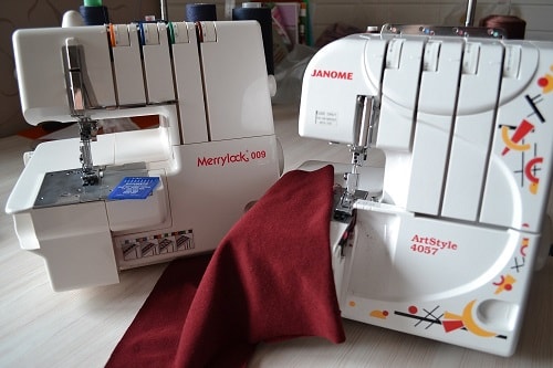 Serger vs cover stitch machine