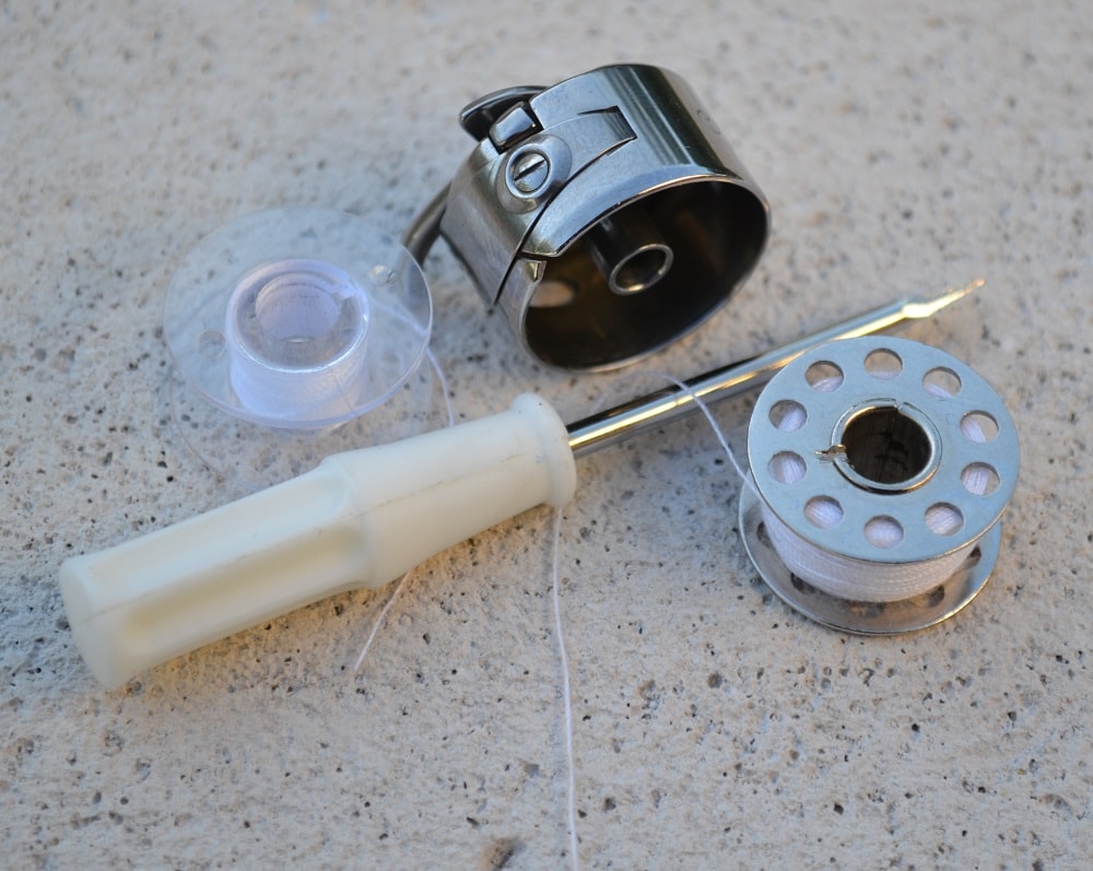 Check thread type and bobbin thread tension