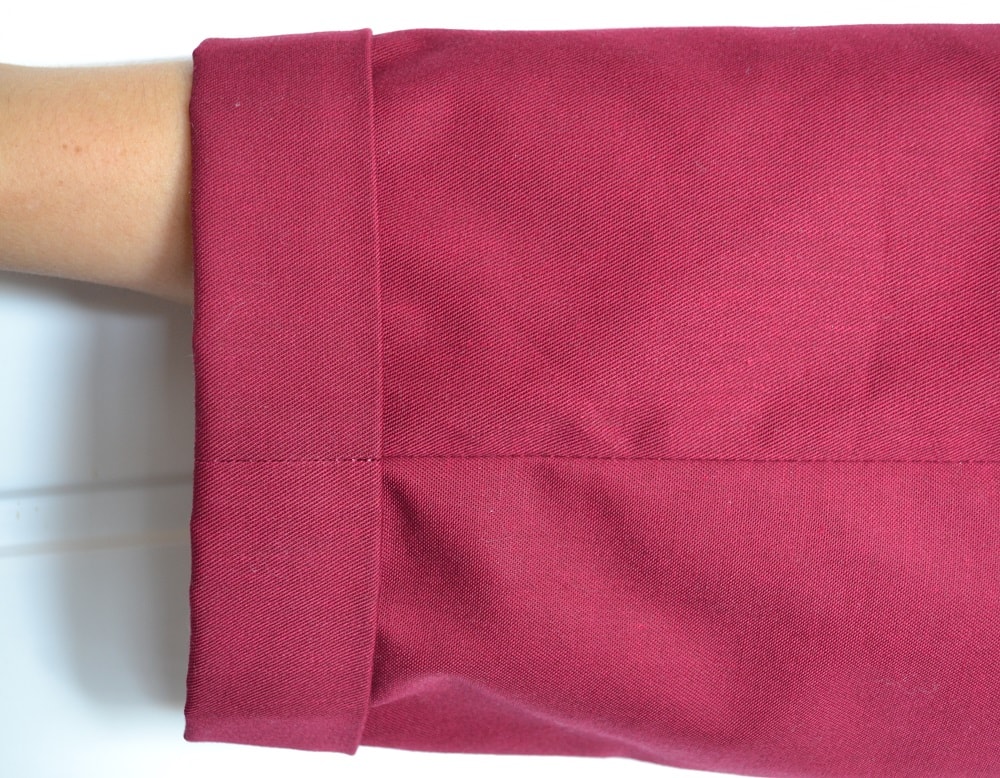 The cuff on sleeves jackets