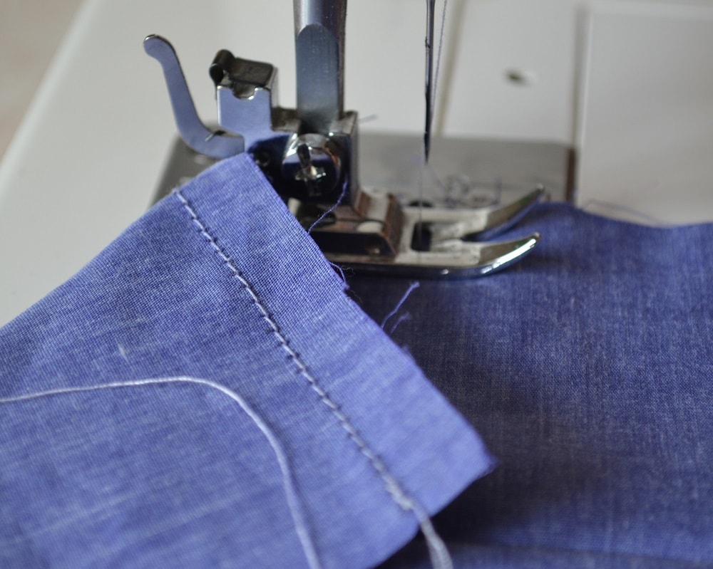 How to make waistband with buttonhole