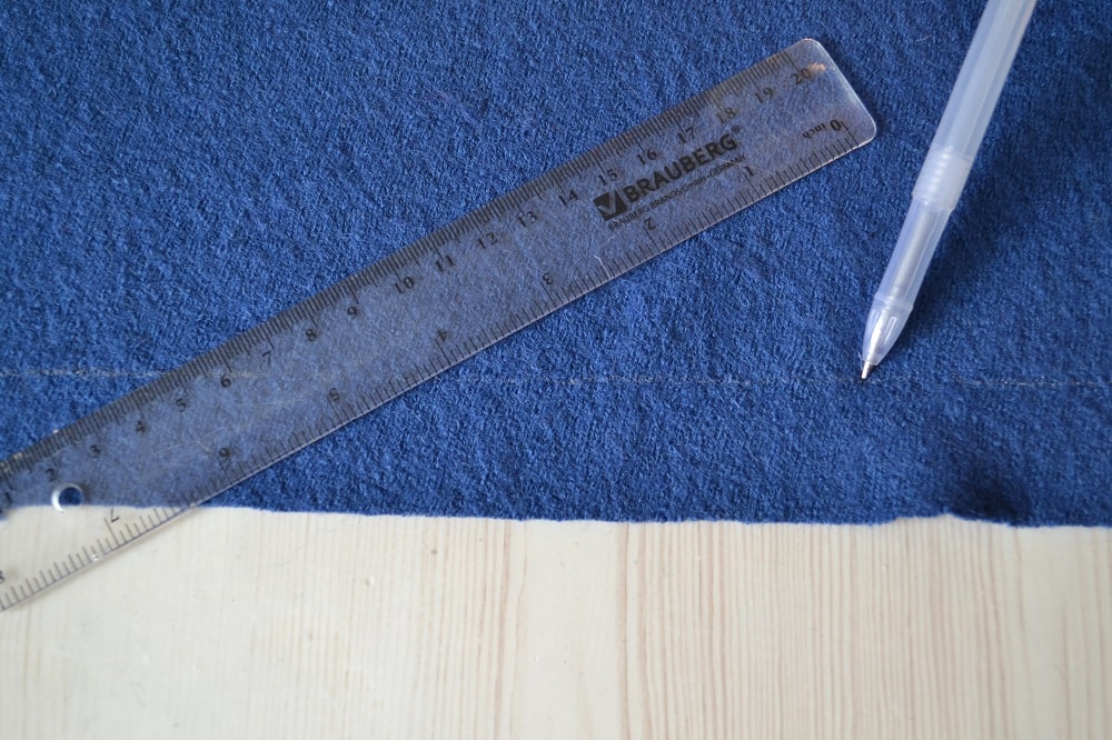 How to mark a hem line