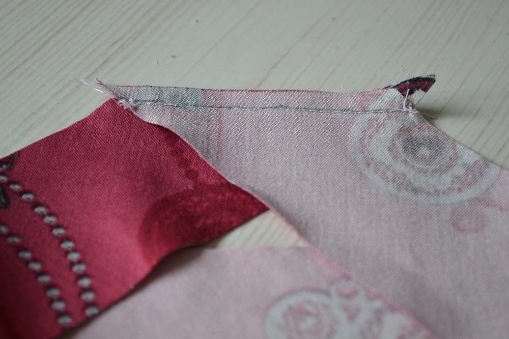 Now you need press seam allowances open