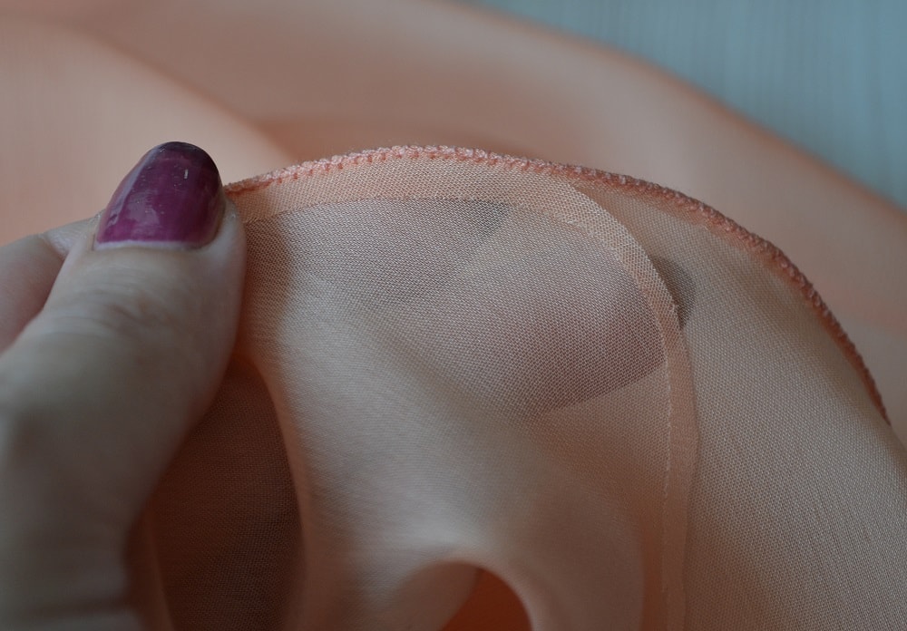 How to trim fabric of hem
