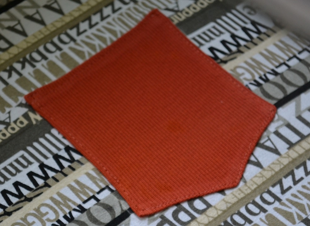 Sewing a Patch Pocket to a Knit T-shirt