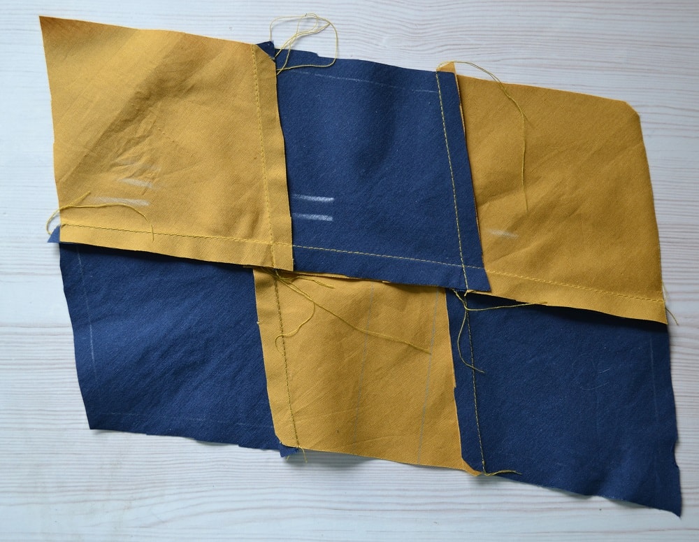 Press well your patchwork after finishing work