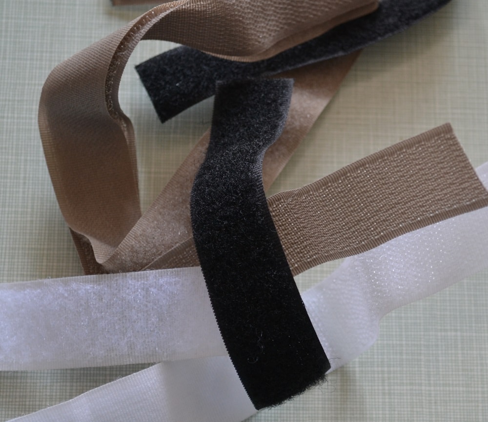 The velcro is double side nylon tape