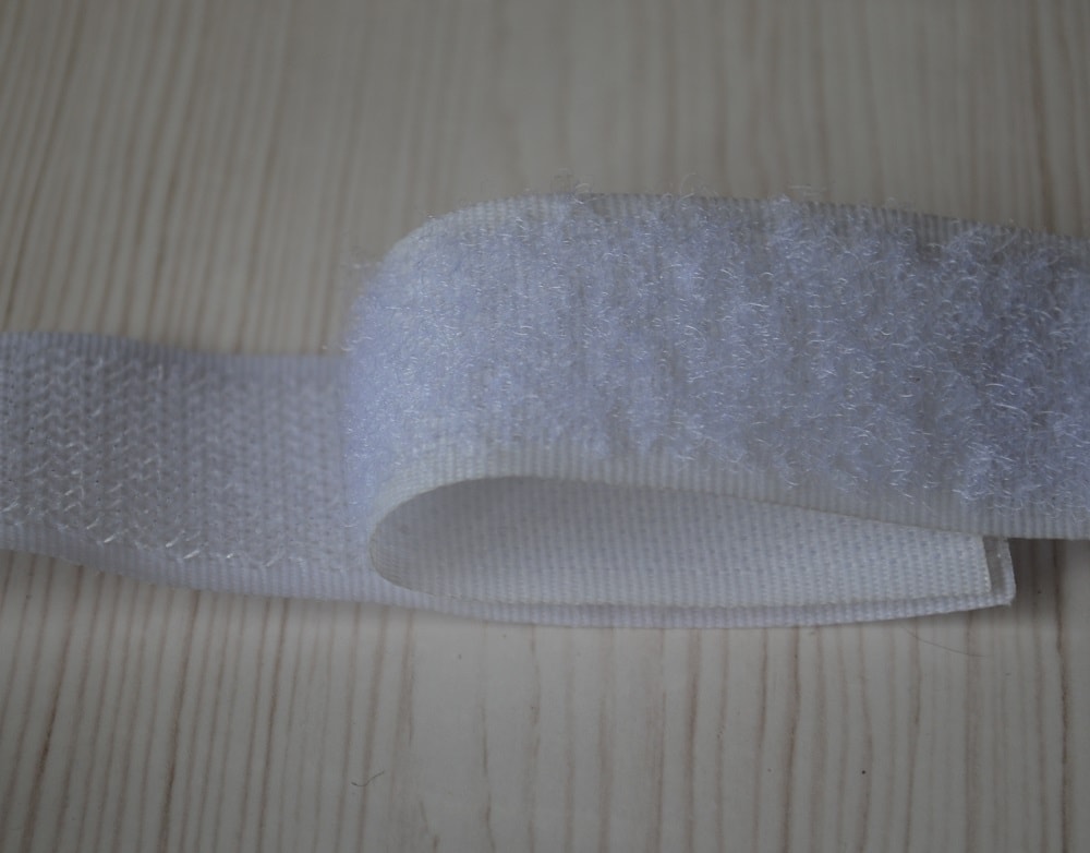 Both sides of velcro tape