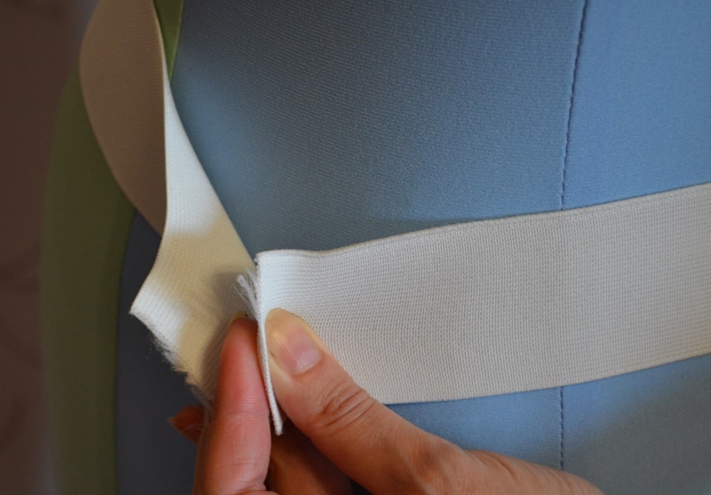 How measure a length of elastic tape