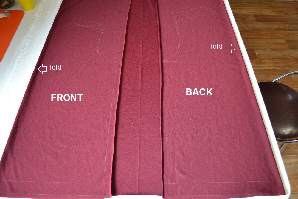 How to sew a t-shirt from stretch and knit fabric
