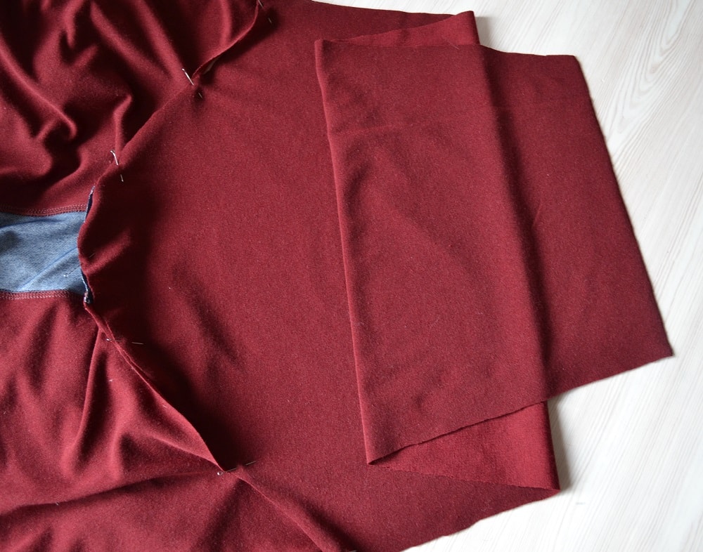 How to sew sleeves to shoulders armholes