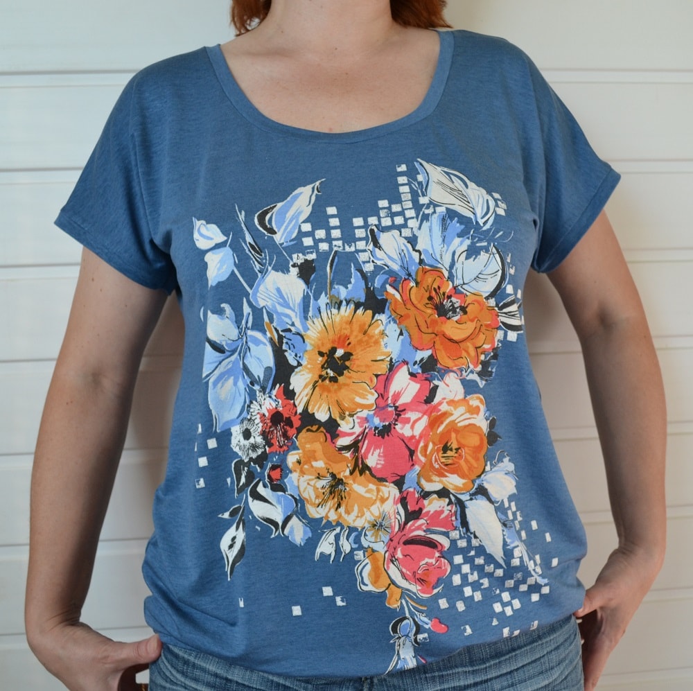 Womens t-shirt sewing pattern pdf