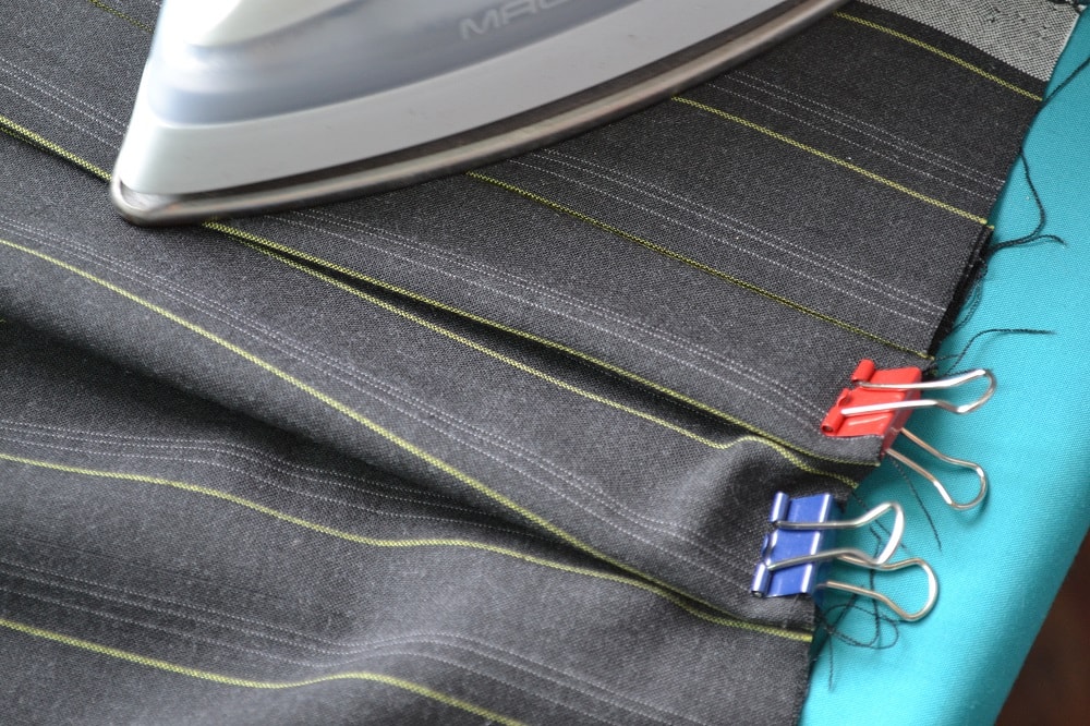 Press all pleats
