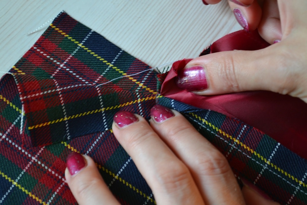 End of stitching