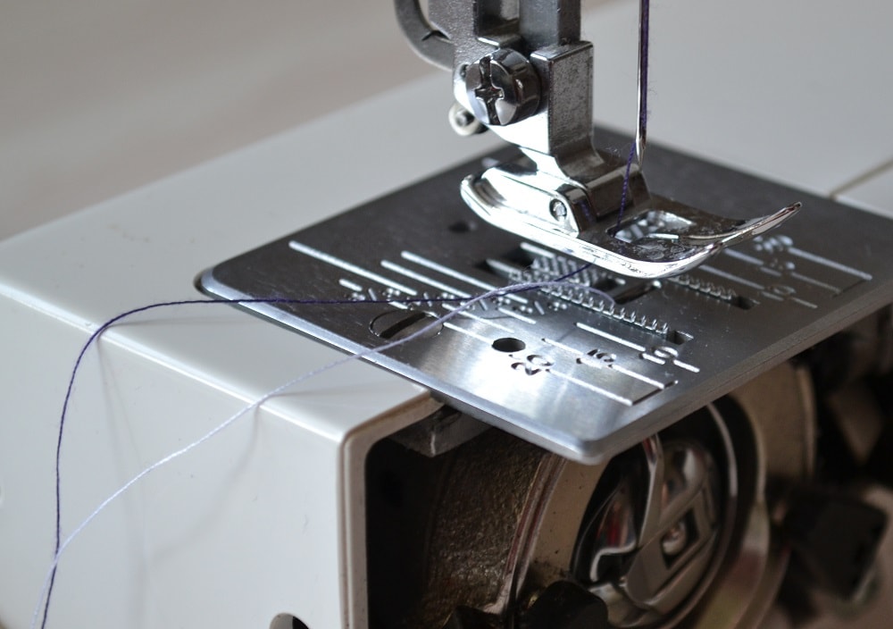 Now you have finished threading of sewing machine
